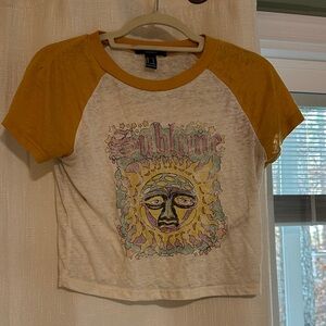 Sublime Graphic Tee with Yellow Sleeves